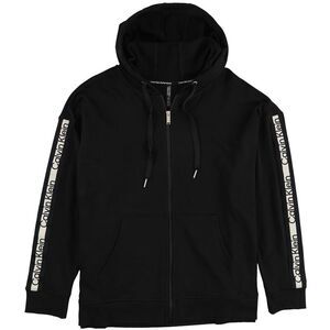 Calvin Klein Womens Plus Size Running Logo Tape Hoodie Sweatshirt, NWT
